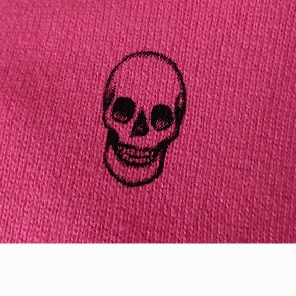 Pink Skull Pattern Sweater - Picture 3 of 3
